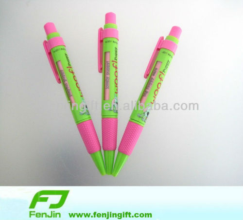 window ball pen with 6 messages