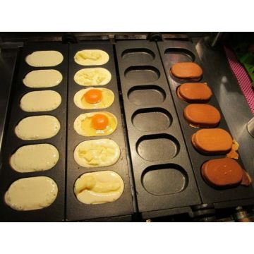 Bánh burger đậu đỏ Nhật Bản thương mại với CE NP-249