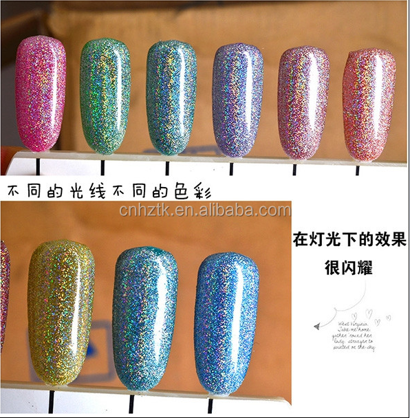 Nail art laser glitter powder rainbow glitter powder holographic effect powder