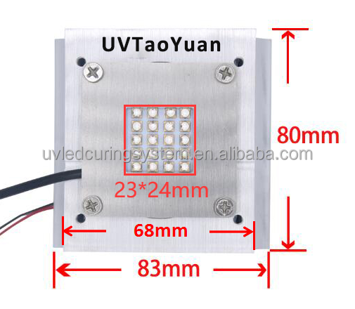 Factory cost effective high power 50w 385nm ultraviolet uv module dryer cob led lamp