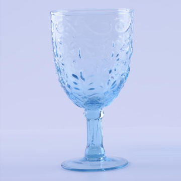 Baby Blue Highball Glasbecher und Kelch