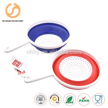 Folding colander with handlefood colander with handle