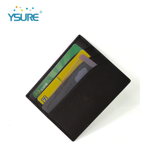 Custom Color Credit Card Holder Custom Logo Leather Business Name Card Holder Factory