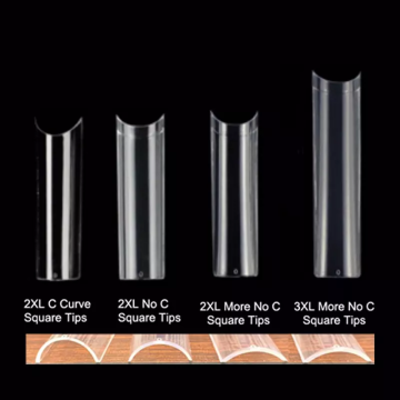 Nail Factory 500pcs ABS Clear Nail Tips