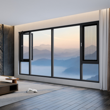 SMIRO Aluminum hotel/office window screen integrated window