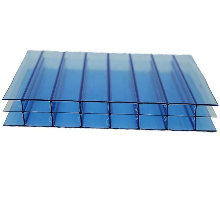 4'x8' 14mm 16mm 25mm roofing multi wall panels triple wall polycarbonate sheets