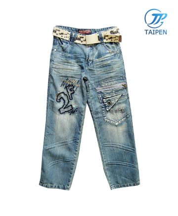 Hot Sale Breathable Denim Pants Boys Jeans Pants For 7-10 Year