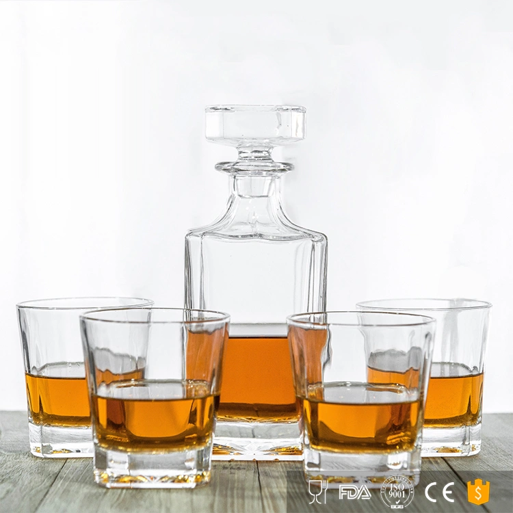 Amazon Hot Selling Free Sample Classical Glass Whisky Decanter