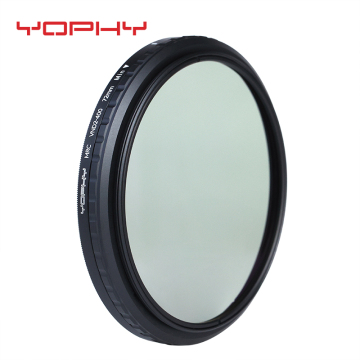 YOPHY Camera MRC VND2-400 Filter - 58-82mm Variable Neutral Density Filter