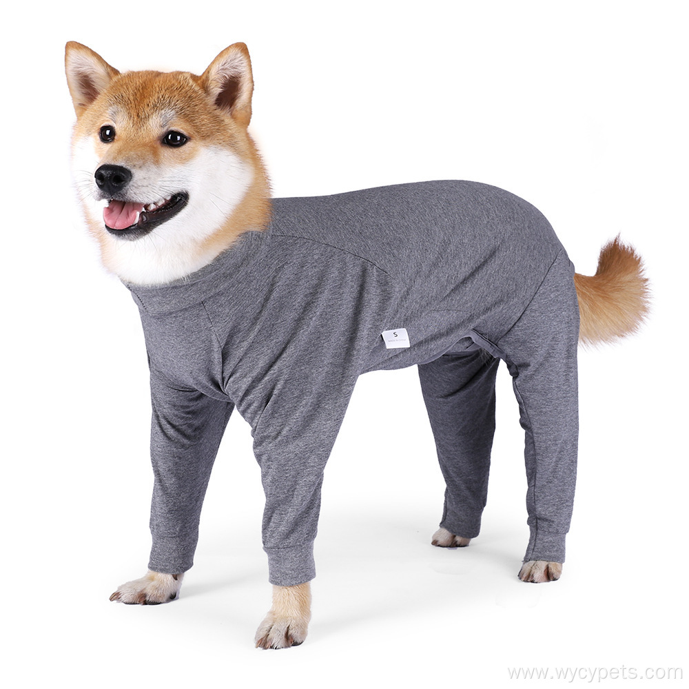 Four-legged Pet Recovery Suit Cotton Dog Pajamas