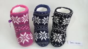 indoor shoes warm printing ladies boots