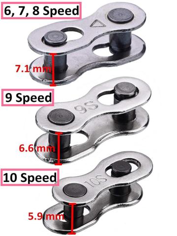 5/6/7/8 Speed MTB Magic Buckle Missing Links