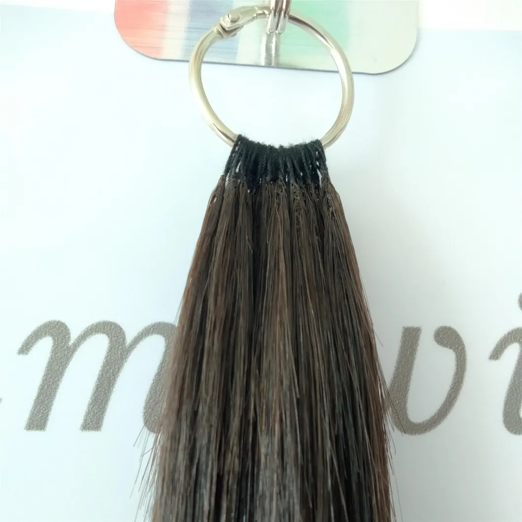 Natural Black Color 8-30inch Straight Human Hair Remy Hair Virgin Hair No Tip Hair Extension Feather Hair