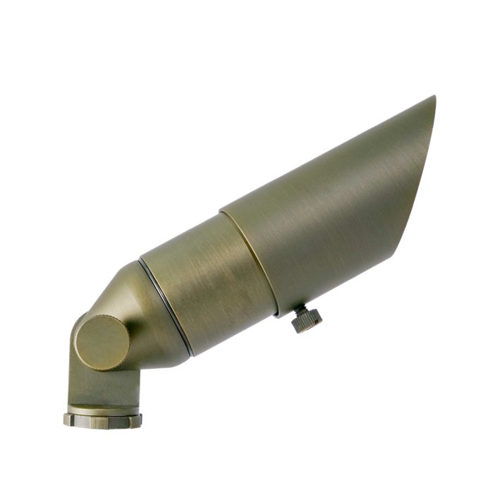 Lampada da esterno bullet up in ottone MR 11