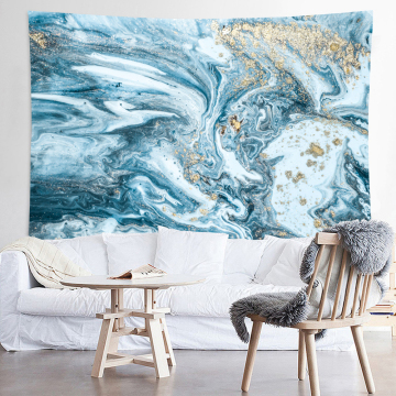 Short plush decorative tapestry