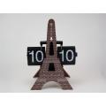 Magnífico reloj 3D eiffel-Tower en forma de