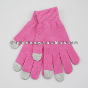 glove touch screen,touch screen knitted glove