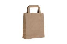 Small Kraft SOS Paper Carrier Bag