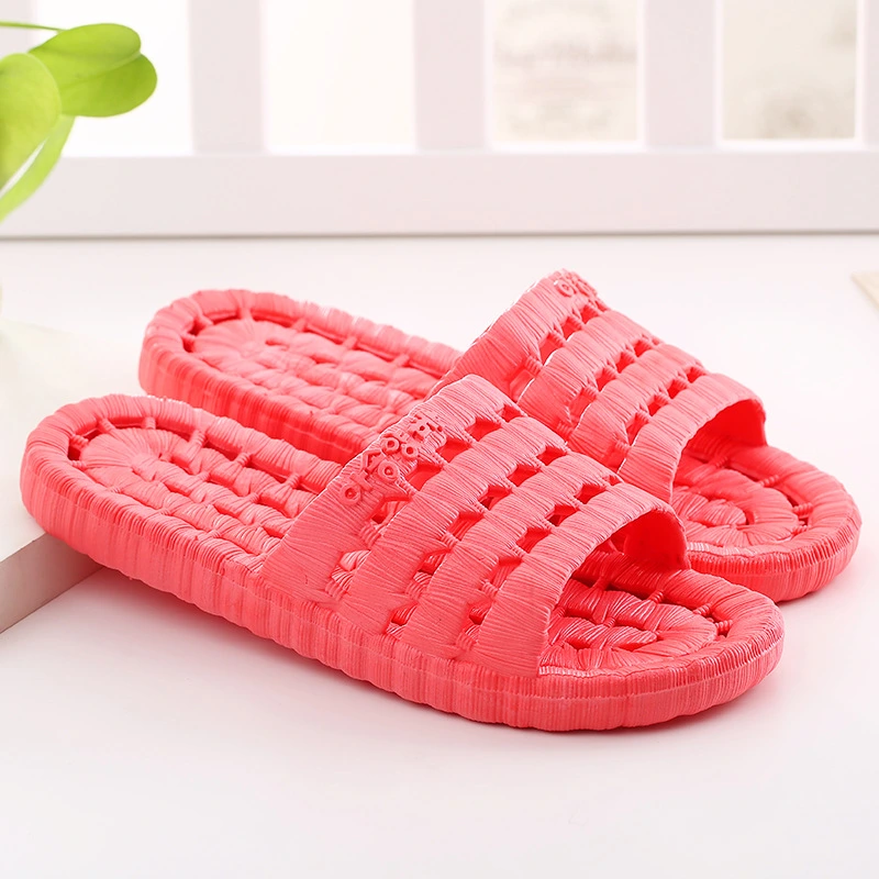 Healthy Footwear PVC Massage Slippers House Shower Anti-Skid Fast Drying Women Men Slippers