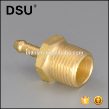male thread nipple type brass hose barb fitting