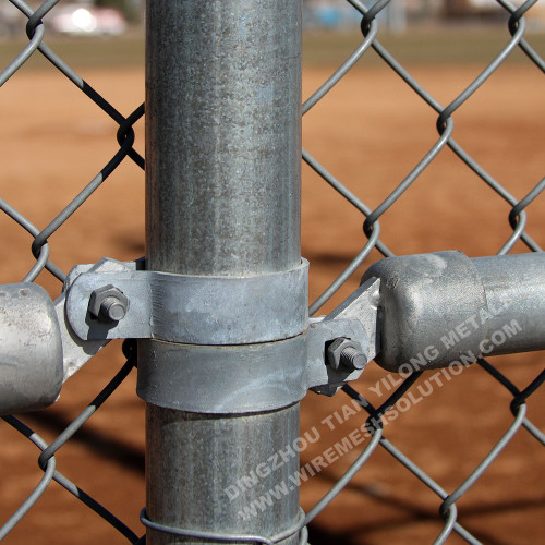 Galvanized Chain Link Fence Diamond Wire Mesh