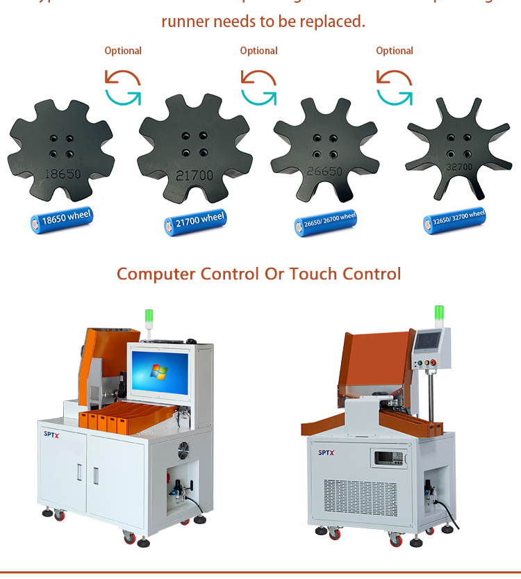 Li-ion Battery Selector Separation 18650 21700 Lithium Battery Pack Sorting Machine Automatic 18650 Battery Sorting Machine
