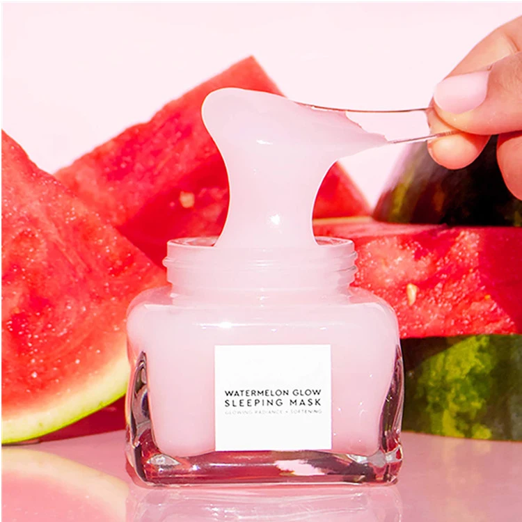 Private Custom Anti-Aging Brightening Free Wash Watermelon Glow Sleeping Mask