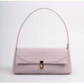 Light purple shoulder bag for shopping