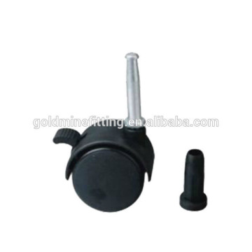 Furniture Casters Plastic Black Nylon Ball Caster