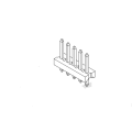 3.96mm pitch 180 ° WAFER CONNECTOR SERIR DW3961VA-XP-H