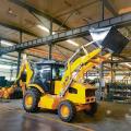 backhoe loader dengan versi high-end mewah