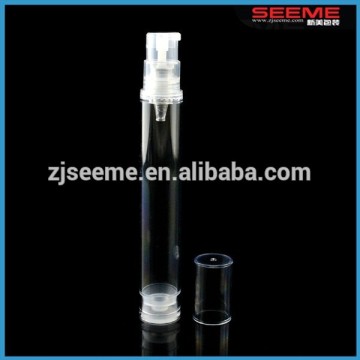 Transparent airless bottles; mini airless bottle; wholesale airless bottle