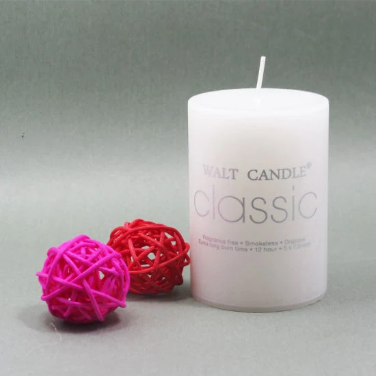 China Wholesale Color Scented Pillar Candle Decorative Romantic Wedding