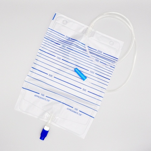 PVC Urine Bag dengan Screwed Valve