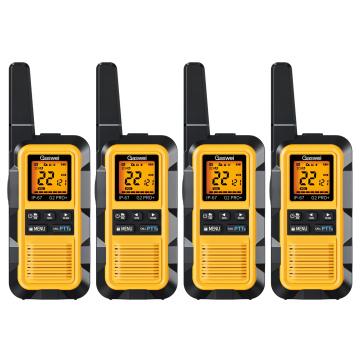 Waterproof Rechargeable Long Range Walkie Talkies for Adults - Emergency Communication Radios