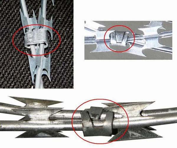 Bto 22, Cbt 60, Cbt 65, Galvanized Concertina Barbed Razor Wire