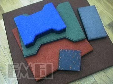 Rubber Tile, Dogbone Brick