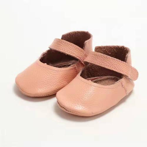 wholesale Scarpa da principessa per bambina con suola morbida in vera pelle