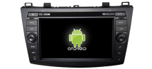 Mazda 3 car dvd player with 2 Din GPS, iPOD, TV for Android version