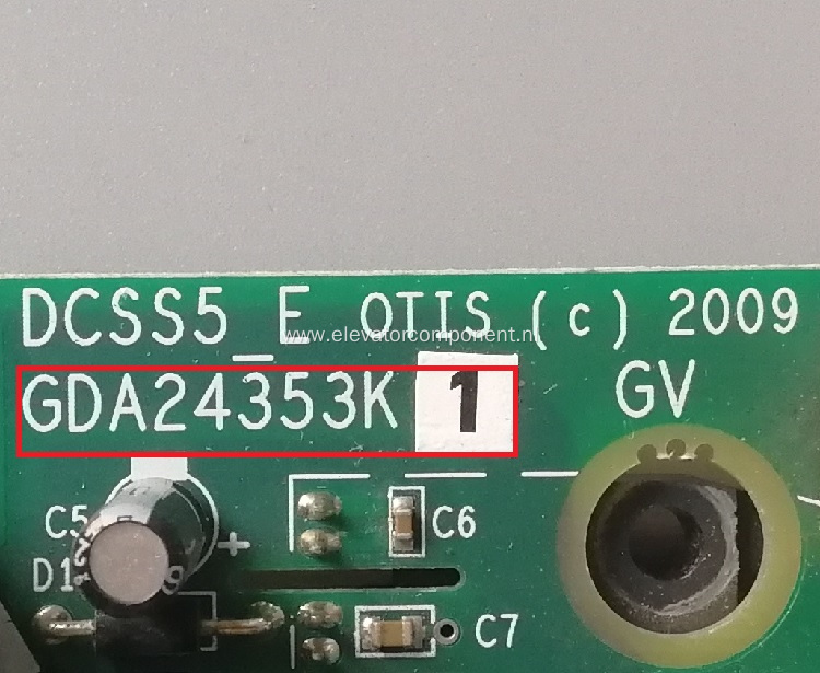 OTIS DCSS5-E Door Controller Mainboard GDA24353K1