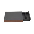 Black powder coating knock box drawer