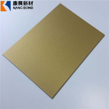 Gold Color Aluminum Composite Panels Building Material