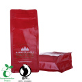 Customized printed Box bottom coffee bag with valve