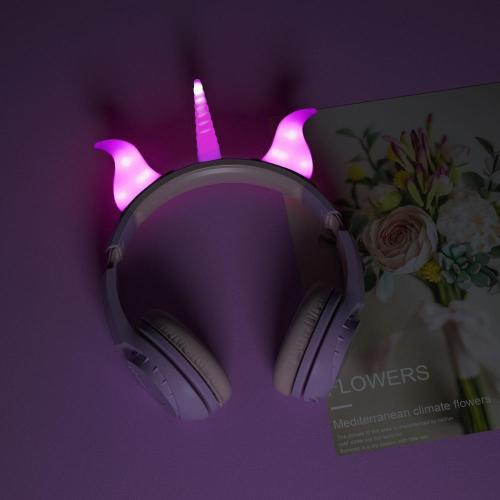 Wired Over Ear Kids Headphone Glowing Light