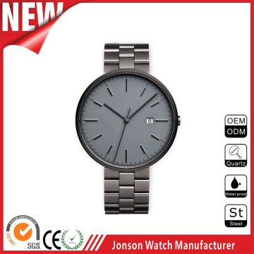 2017 stainless steel unisex band calendars wholesale bulk watches