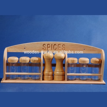 wooden spice rack/wall mounted spice rack/1 tier spice rack