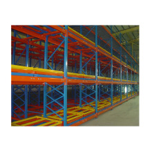 Heavy-Duty Push Back Pallet Racking System - Corrosion Protected Metal Steel Racks for Cargo & Storage