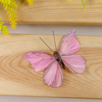 Decoraciones artesanales de mariposas