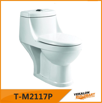 HOT SALE washing down one piece toilet from yekalon