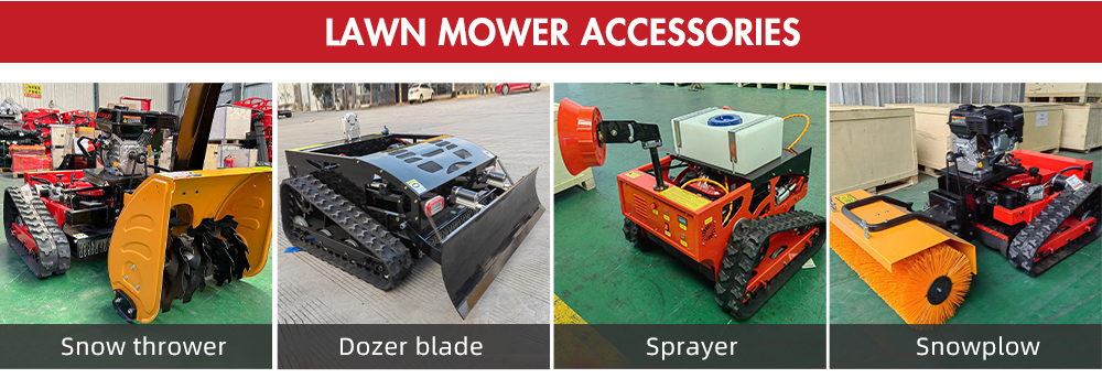 10 Crawler Wheel Type Remote Control Mower